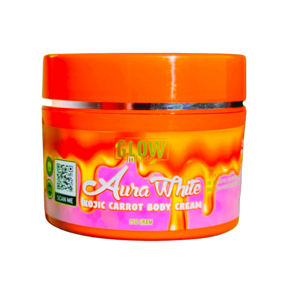 GLOW INDUSTRY AURA WHITE CARROT BODY CREAM (250G) - 113